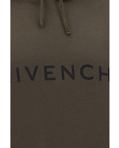 Givenchy Felpa Con Cappuccio - Verde