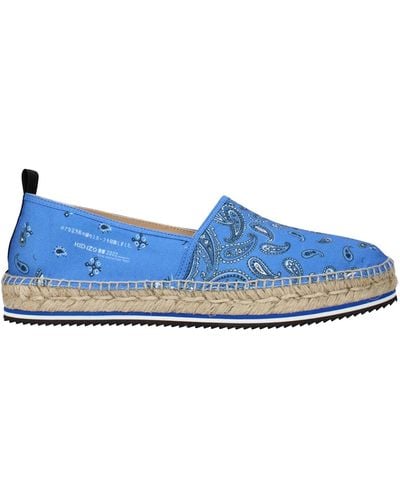 KENZO Espadrilles Fabric Blue Royal Blue