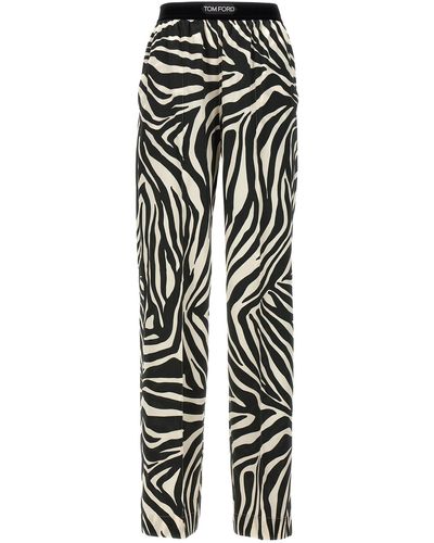 Tom Ford Animalier Trousers - Black