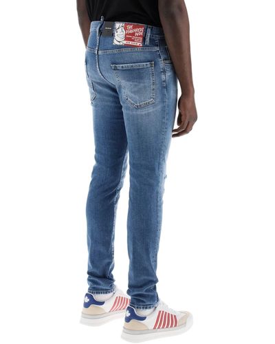 DSquared² Jeans Cool Guy In Medium Preppy Wash - Blue