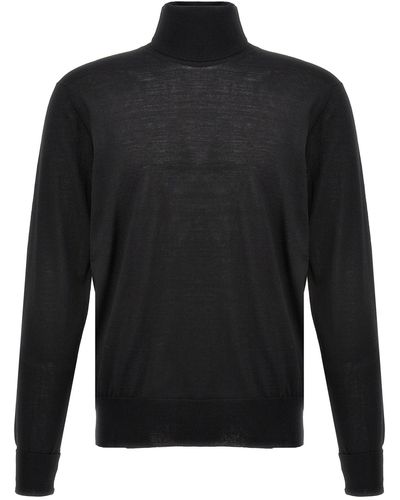 PT Torino Merino Turtleneck Sweater Sweater, Cardigans - Black