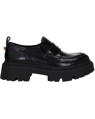 Ash Loafers Leather - Black