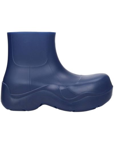 Bottega Veneta Ankle Boots Rubber Imperial - Blue