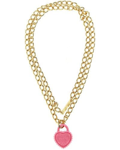 DSquared² Pendant Heart Necklace Gioielli Oro - Metallizzato