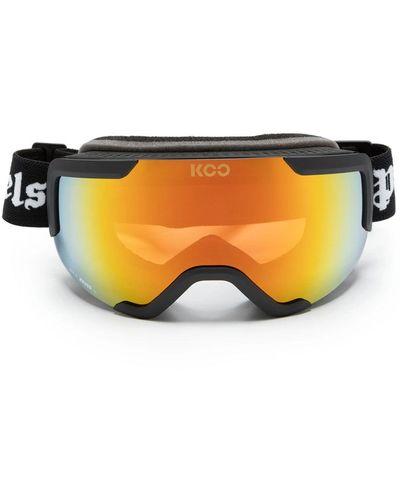 Palm Angels Ski Goggles With Mirrored Lenses - Black