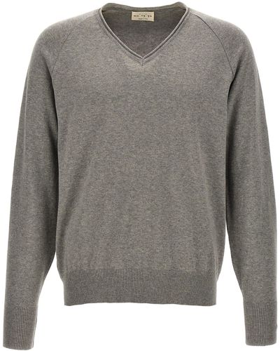 Ma'ry'ya V-neck Sweater Sweater, Cardigans - Gray