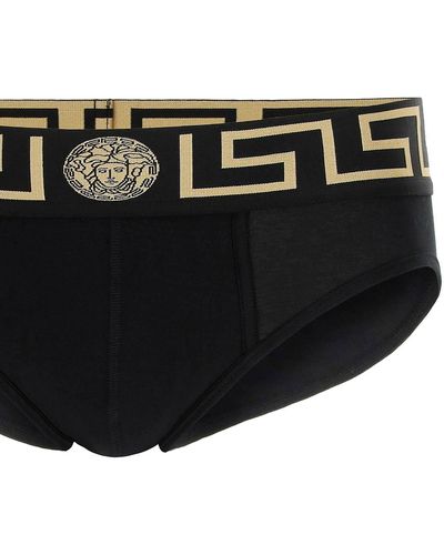 Versace Underwear Briefs Tri-pack - Black