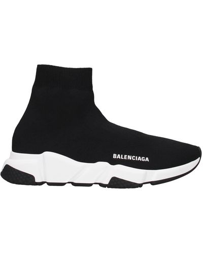Balenciaga Speed 2.0 Stretch-knit Sneakers - Black