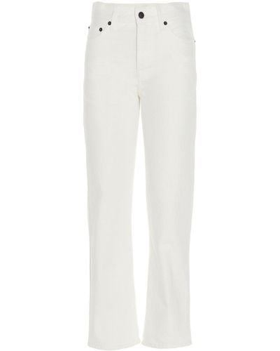 The Row Lesley Capri Jeans - White