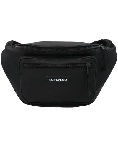 Balenciaga Explorer Crossbody Bags - Black