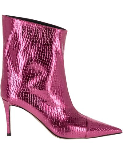 Alexandre Vauthier Pointed-toe 105 Ankle Boots - Pink