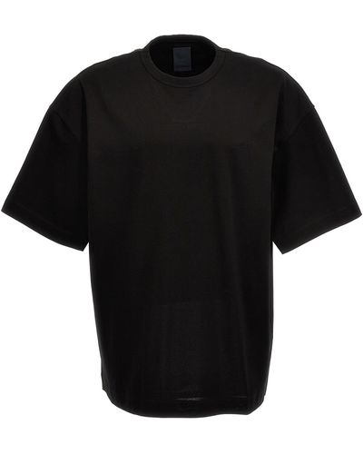 Juun.J Print And Embroidery T-shirt - Black