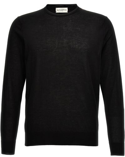 Ballantyne Cotton Sweater Sweater, Cardigans - Black