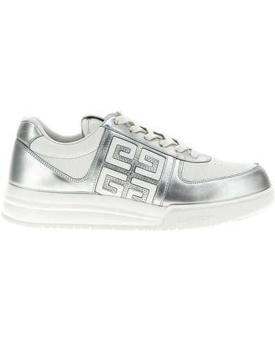 Givenchy 4g Sneakers Silver - Bianco