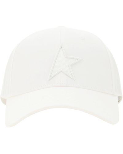 Golden Goose Star Baseball Cap - White