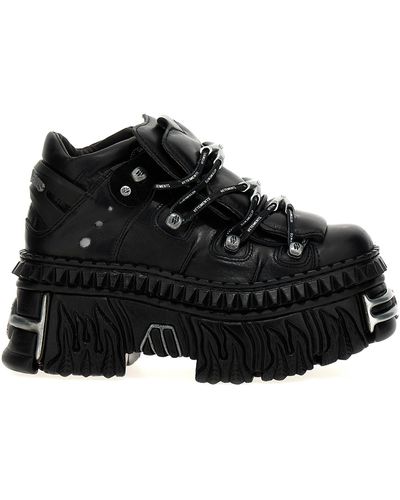 Vetements Platform Zeppe Nero