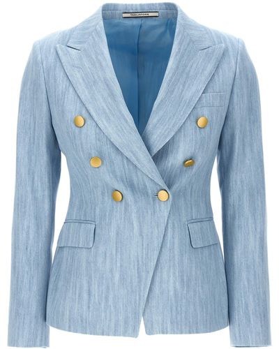 Tagliatore Alicya Blazer And Suits Celeste - Blu