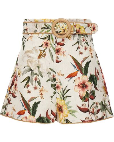 Zimmermann Lexi Fitted Bermuda, Short Multicolor - Neutro