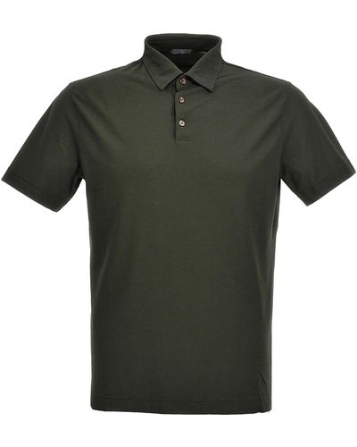 Zanone Ice Cotton Shirt Polo - Green