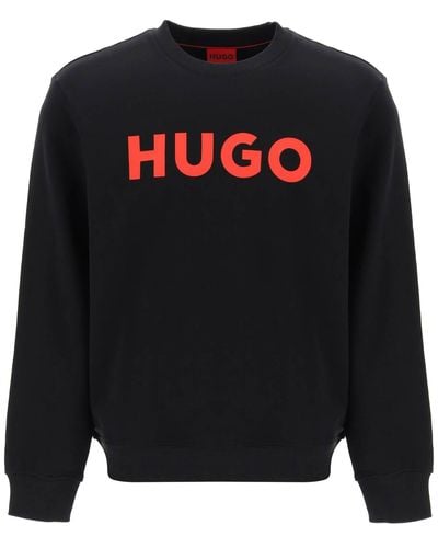 HUGO Dem Logo Sweatshirt - Black