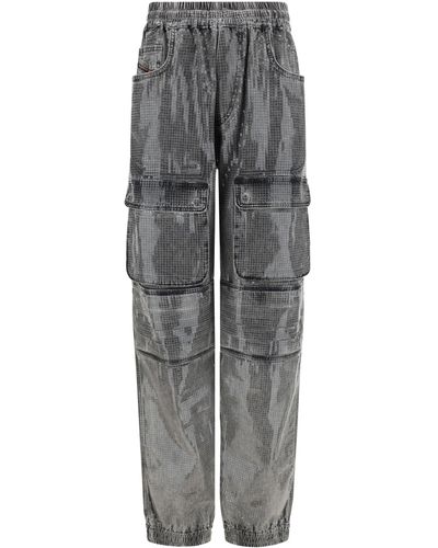 DIESEL Trousers - Grey