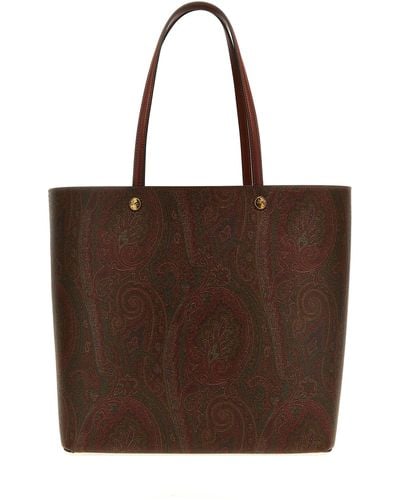 Etro Maxi Essential Tote Bag - Brown