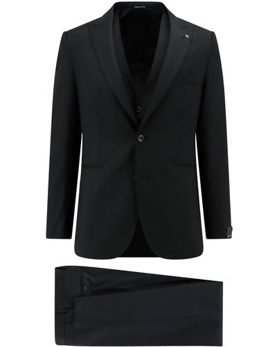 Tagliatore Suit - Black