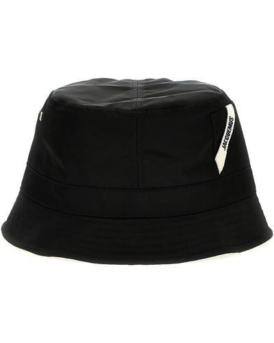 Jacquemus Le Bob Ovalie Hats - Black