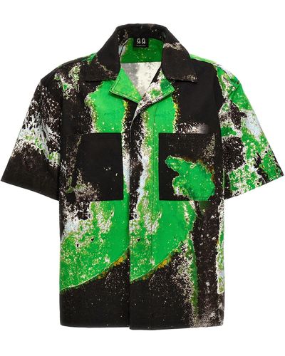 44 LABEL Corrosive Camicie Multicolor - Verde