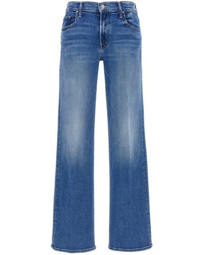 Mother The Mid Rise Maven Trainer Jeans - Blue