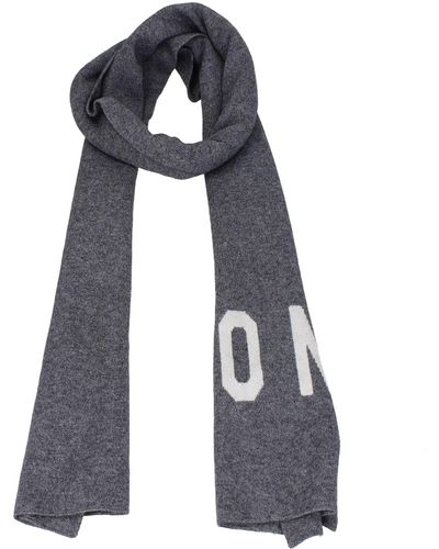 DSquared² Scarves Wool Gray - White