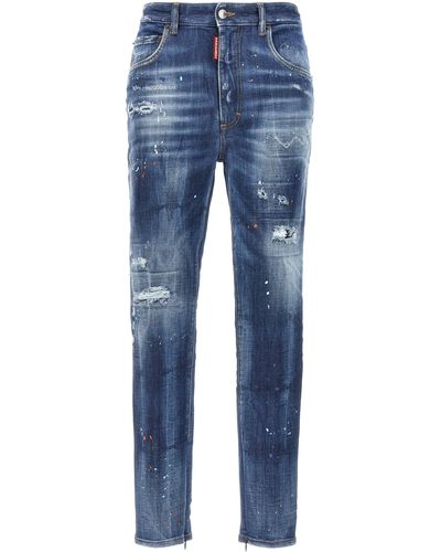 DSquared² 'Twiggy' Jeans Blu