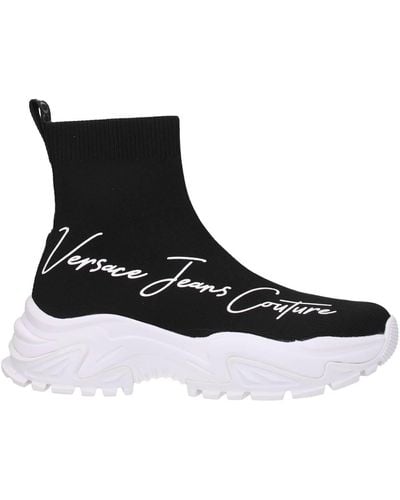 Versace Jeans Couture Versace Jeans Trainers Couture Fabric White - Black