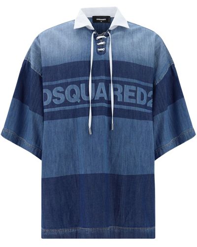 DSquared² Maglia Polo - Blu