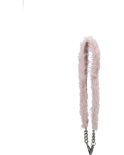 Miu Miu Shoulder Strap Fur Pink - Multicolor