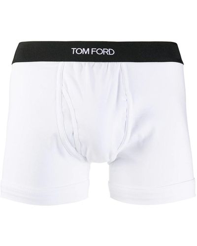 Tom Ford Logo Boxers - White
