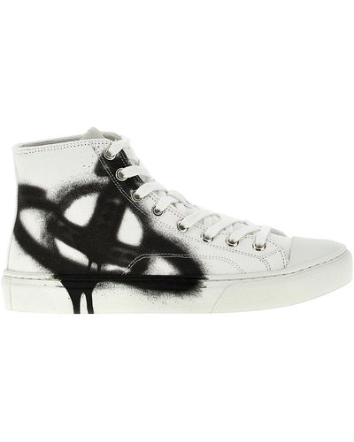 Vivienne Westwood Plimsoll Sneakers Bianco/Nero