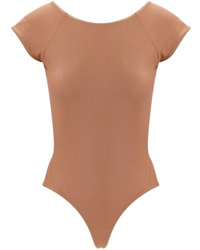 CHÉRI Nylon One-piece Swimsuit - Brown