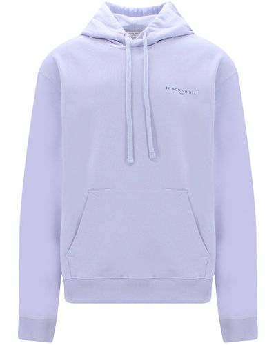 ih nom uh nit Cotton Sweatshirt With Printed Logo On The Front - Purple