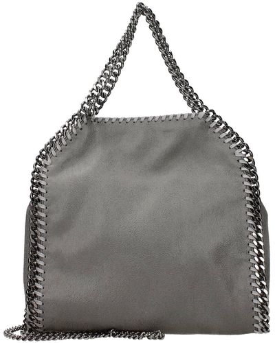 Stella McCartney Handbags Falabella Mini Eco Suede Grey