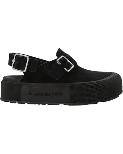 Alexander McQueen Mount Slick Sandals - Black