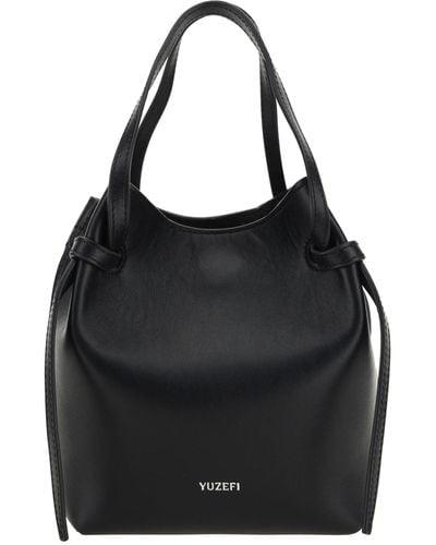 Yuzefi Bulb Cross Body Handbag - Black