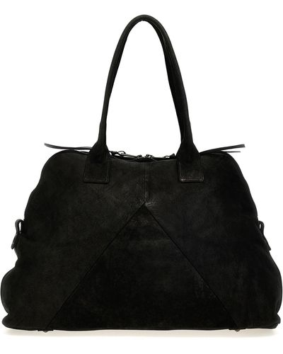 Giorgio Brato Leather Travel Bag Lifestyle - Black