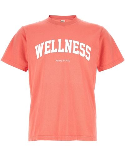 Sporty & Rich Wellness Ivy T-shirt - Pink