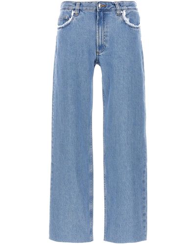 A.P.C. Relaxed Raw Edge Jeans Celeste - Blu