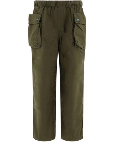 Brain Dead "Military Cloth P44" Cargo Trousers - Green
