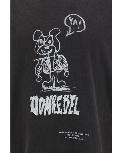 DOMREBEL Comic Ya T-shirt - Black