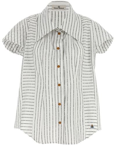 Vivienne Westwood Twisted Bagatelle Shirt, Blouse - White