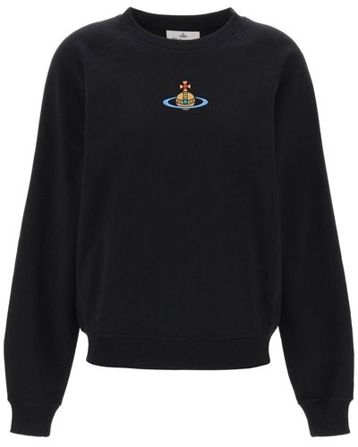 Vivienne Westwood Felpa In Cotone Organico - Nero