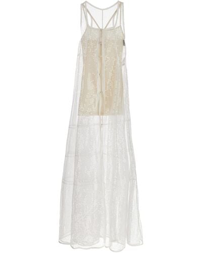 Jacquemus Le Robe Dentelle Dresses - White
